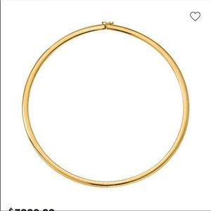 Woman’s Omega 10k gold necklace